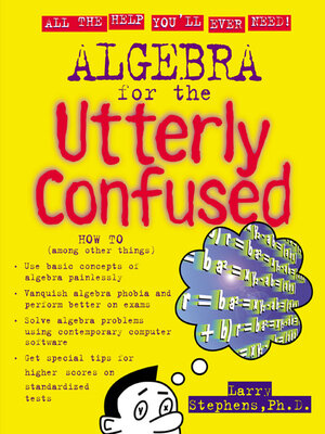 cover image of Algebra for the Utterly Confused
